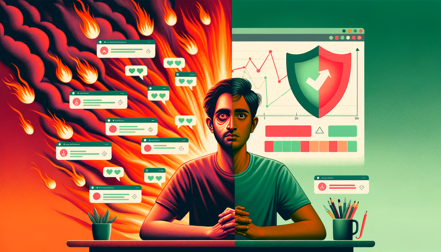 Comparación entre modo reactivo y proactivo de gestión de crisis