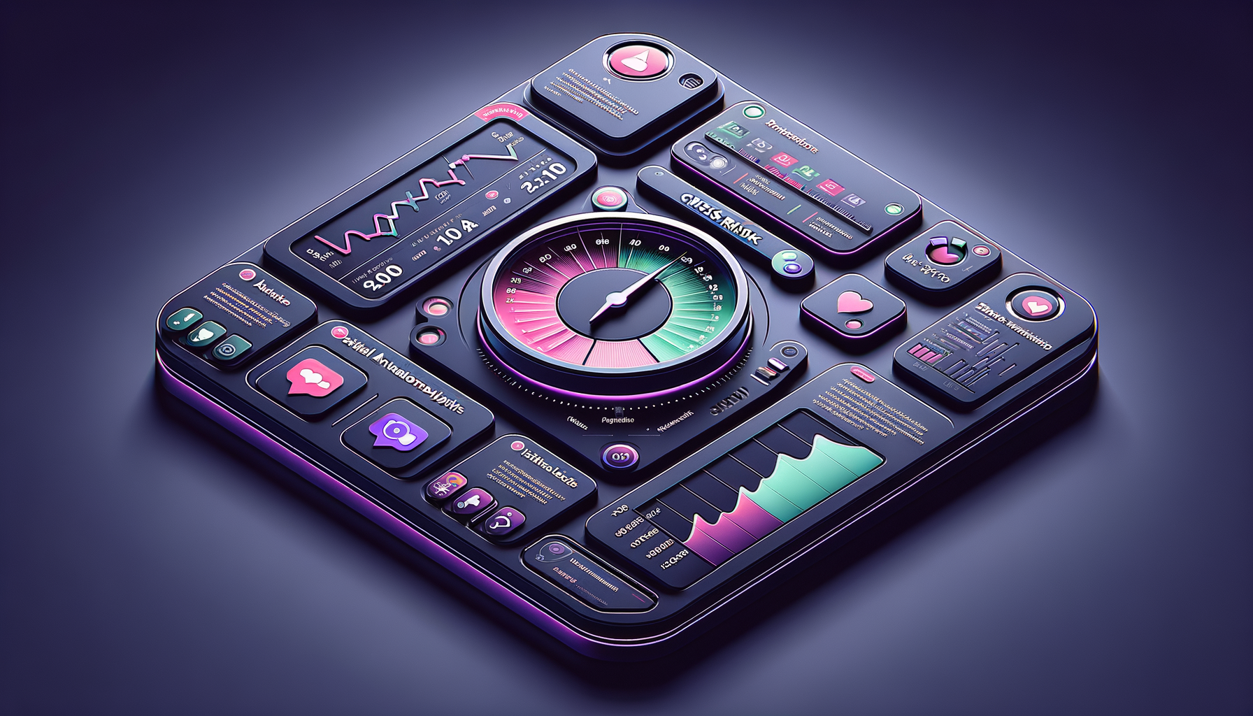 Dashboard de matIA mostrando predicciones de crisis en tiempo real